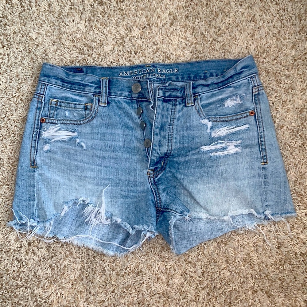 American Eagle 🦅 Distressed Jean Shorts